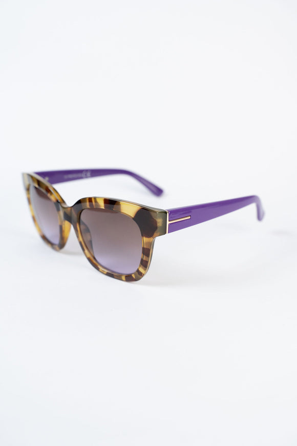 Paradisio Sunglasses Tortoise & Purple