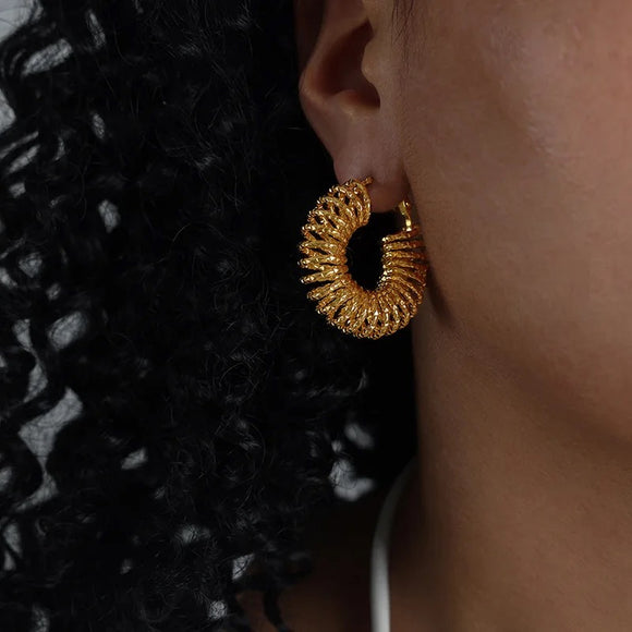 Althea Hoops Gold