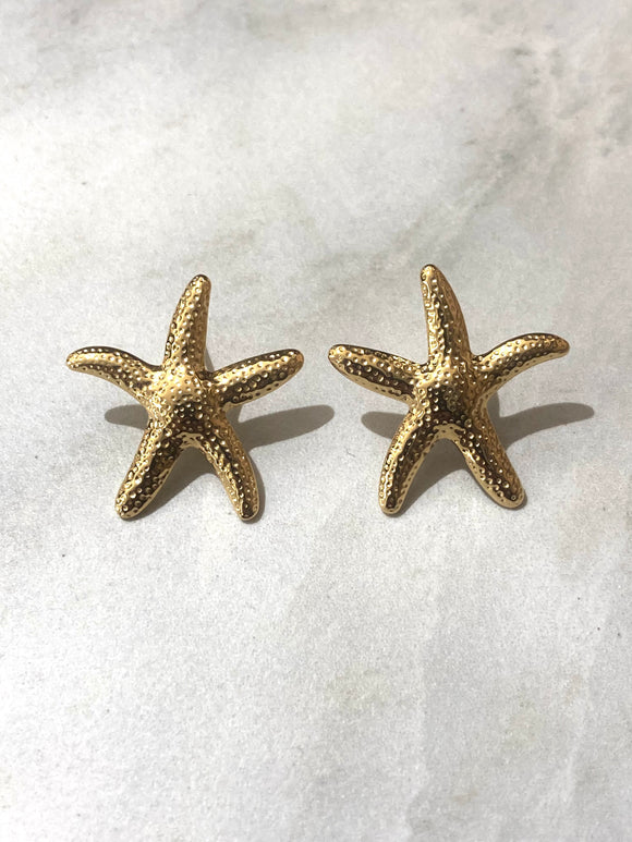 Starfish Waterproof Summer Earrings