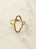 Nicole Stainless Steel Adjustable Ring