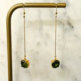 Aria Stainless Steel Dangle Earrings