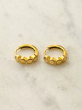 Shaun Stainless Steel Hoop Earrings