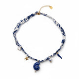 Soller Bohem Summer Necklace w Starfish and Seashell Charms