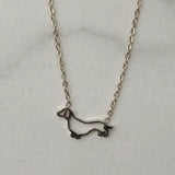 Minimal Dachshund Necklace