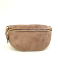 CASSETTE - Suede Fanny Pack Light Brown