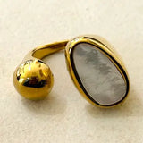 Pesen Adjustable Stainless Steel Ring