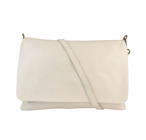 CASSETTE - Mallory Leather Crossbody Bag Beige