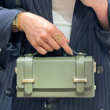 Carmel Genuine Leather Hand & Crossbody Bag