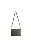 CASSETTE - Mallory Leather Crossbody Bag Khaki