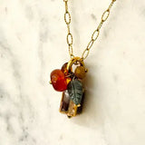 Sufle Bohem Necklace w Mineral Stones
