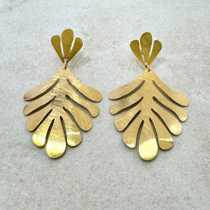 Monstera Earrings