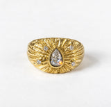 Colbie Adjustable Ring W Zirconium Stones