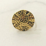 Ishida Hammered Gold Ring