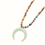 Golden Horn Long Bohem Necklace