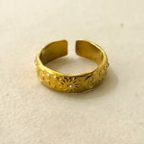 Moon, Sun & Stars Adjustable Ring