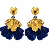 Muni Floral Dangle Earrings