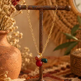 Bukle Bohem Necklace w Mineral Stones