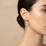 Yuna Minimal Earrings w Zirconium Stones