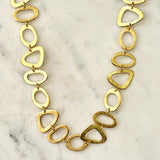 Aixer Brushed Gold Necklace