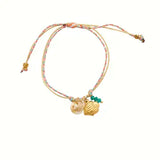 Bohem Summer Bracelet w Crab Charm & Mineral Stones