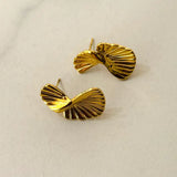 Twist Stainless Steel Stud Earrings