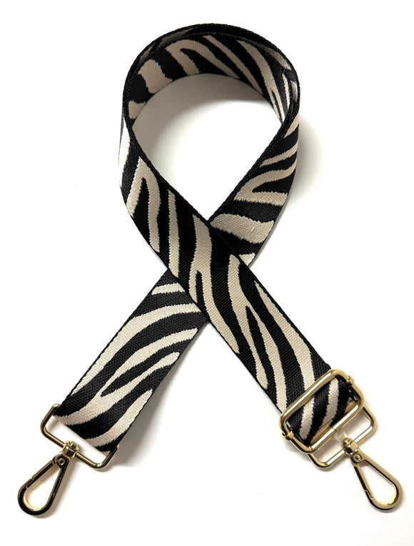 CASSETTE - ZEBRA Thin Strap Cream White