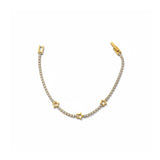 Tennis Bracelet w Star Detail