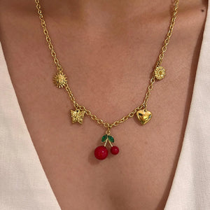 Cherry Charm Necklace