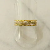 Lene Adjustable Ring w Zirconium Stones