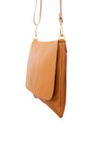 CASSETTE - Mallory Leather Crossbody Bag Light Brown