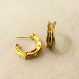 Belin Stainless Steel Hoop Earrings