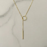 Fineline Geometric Ascensor Necklace