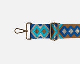 CASSETTE - Roca Adjustable Bag Strap Blue & Taupe