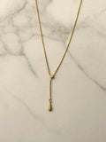 Nida Ascensor Necklace w Drop Detail