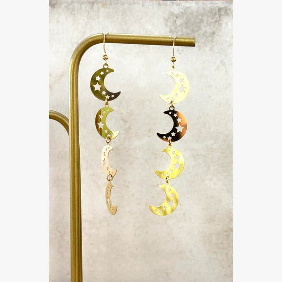 Moons & Stars Dangle Earrings
