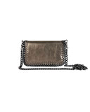 CASSETTE - Hyper Leather Crossbody Bag Bronze