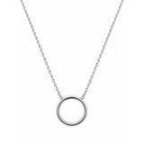 Stainless Steel Geometric Round Necklace