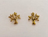 Minimal Tree If Life Stud Earrings
