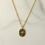 Stainless Steel Northern Star Motiffed Necklace 