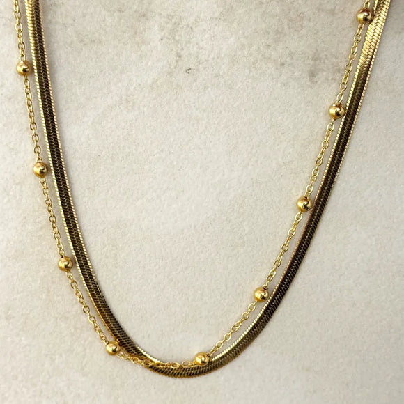 Double Layered Waterproof Chain Anklet
