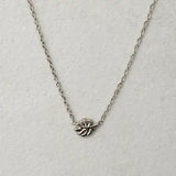 Minimal Monstera Leaf Necklace