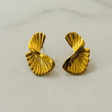 Twist Stainless Steel Stud Earrings