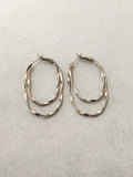 Oli Stainless Steel Double Layered Earrings