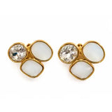 Eran Stud Earrings W Color Zirconias