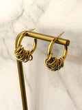  Hoop Earrings w Chains