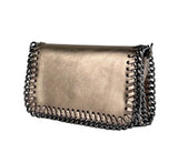 CASSETTE - Hyper Leather Crossbody Bag Bronze