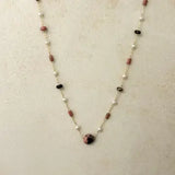 Behin Bohem Summer Necklace w Mineral Stones