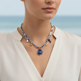 Soller Bohem Summer Necklace w Starfish and Seashell Charms