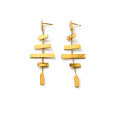 Escala Stainless Steel Dangle Earrings