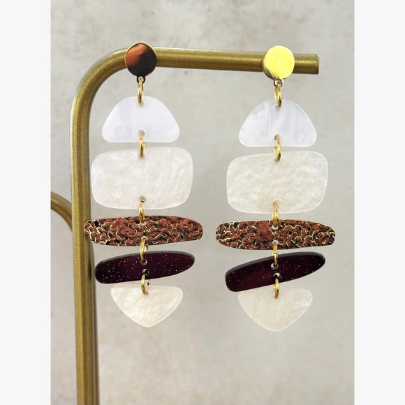 Lua Acrylic Dangle Earrings